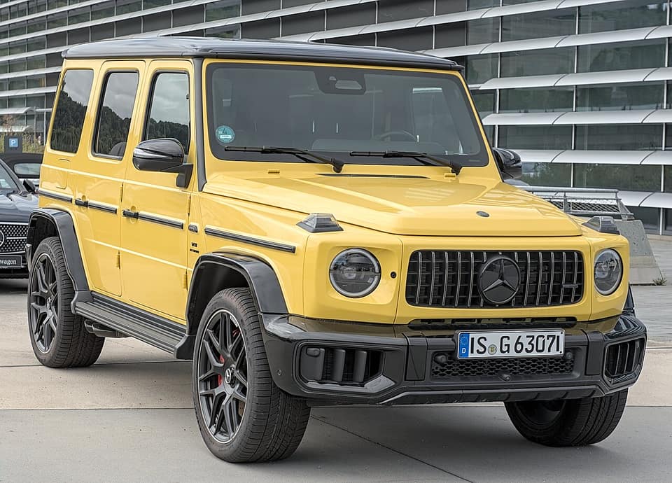 Mercedes-AMG G 63 actual (renovado en 2024), vista frontal